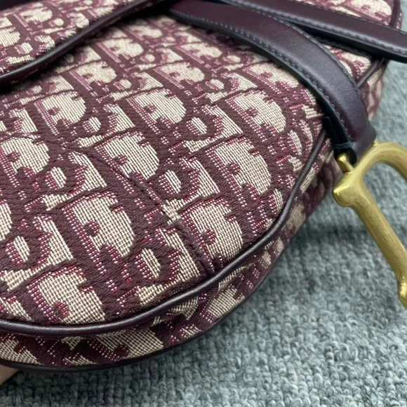 100% Authentic Dior Saddle Small Cloth Crossbody Bag - Picture 6 of 16